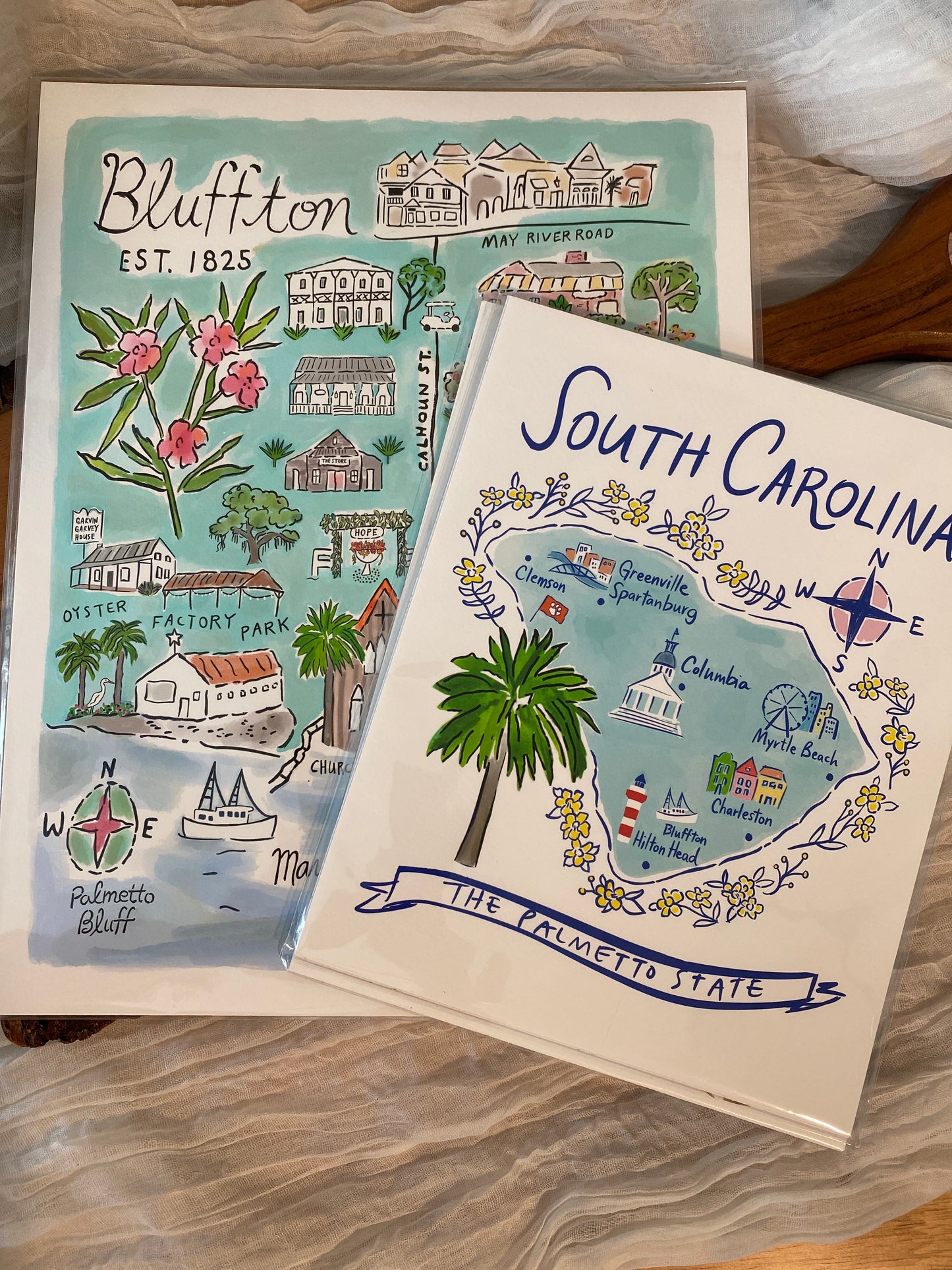Lowcountry Map Prints