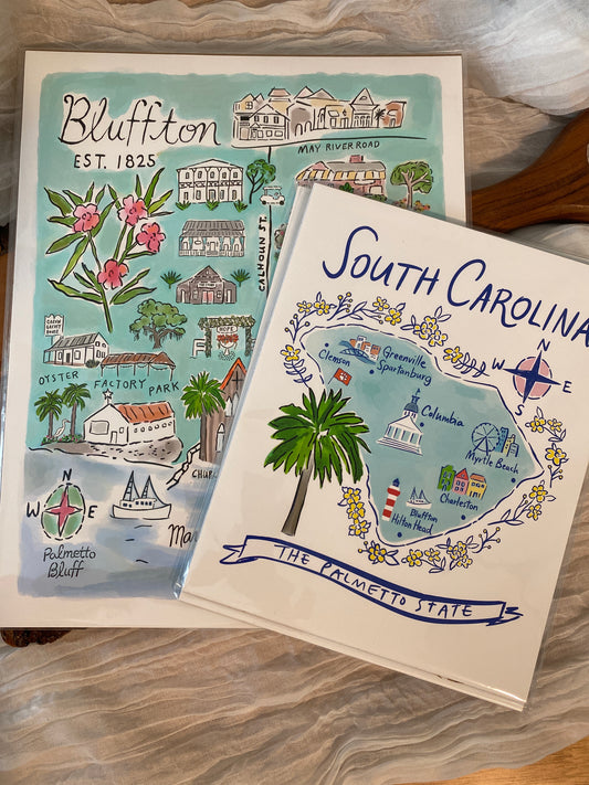 Lowcountry Map Prints