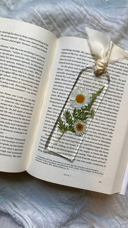 floral resin bookmarks