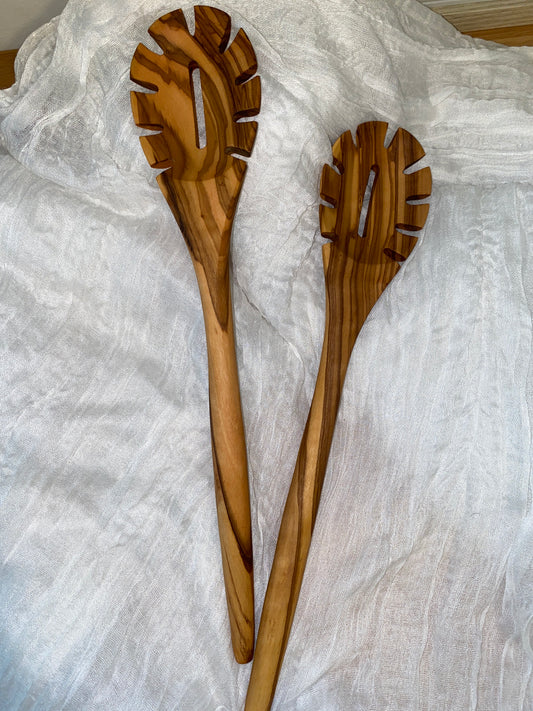 Olive Wood Serving Spoon